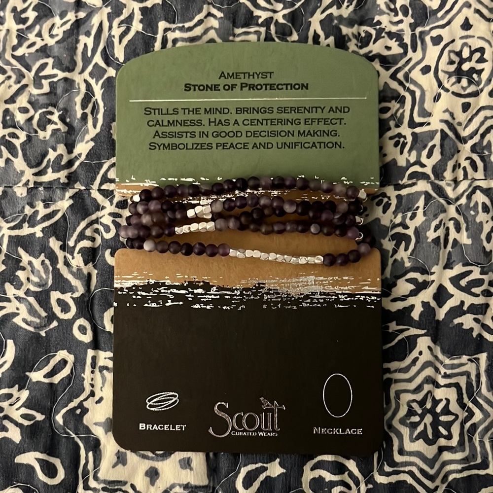 Amethyst bracelet/necklace